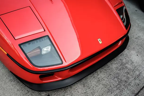 Classic red Ferrari